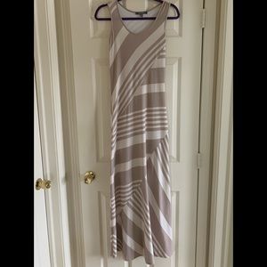 Lisa Rinna Striped Tank Maxi Dress - XXS
